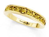 Yellow gold Channel Set Round Yellow Sapphire Eternity Band_19