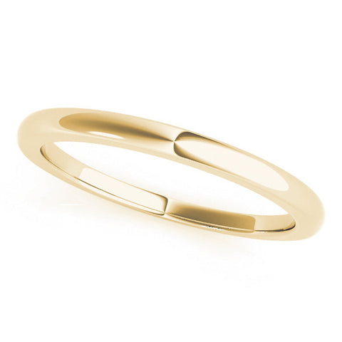 Yellow gold Classic Plain Metal Band