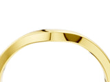 Yellow gold Curved Plain Band_66