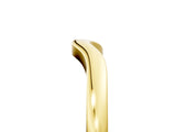 Yellow gold Curved Plain Band_67