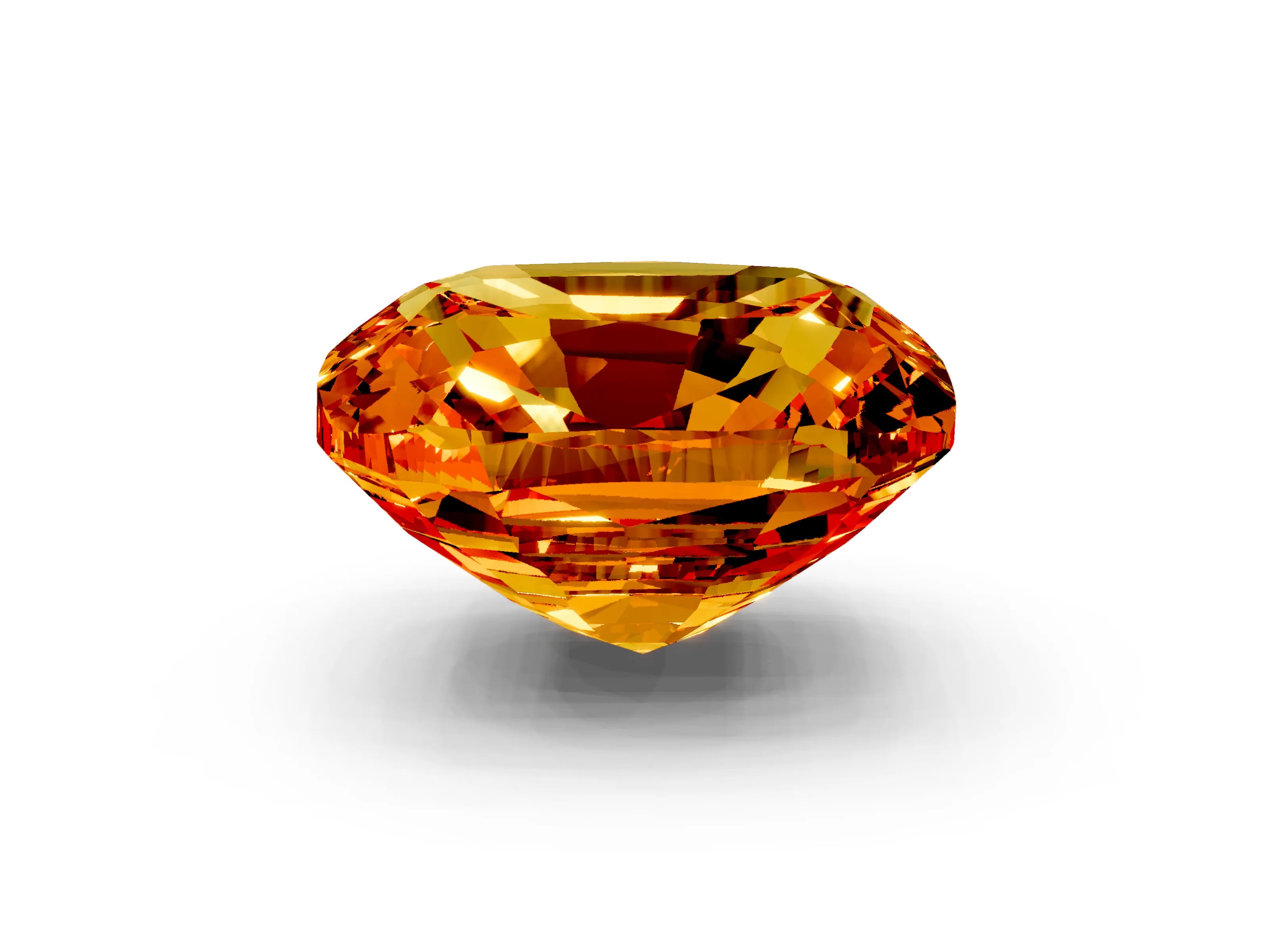 Yellow gold Cushion Cut Diamond Cluster Pavé Band with Four-Prong Setting_3