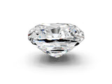 Yellow gold Cushion Cut Diamond Cluster Pavé Band with Four-Prong Setting_3