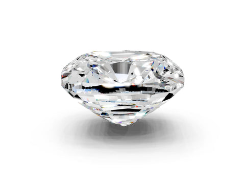 Yellow gold Cushion Cut Diamond Cluster Pavé Band with Four-Prong Setting_3
