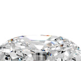 Yellow gold Cushion Cut Diamond Cluster Pavé Band with Four-Prong Setting_4