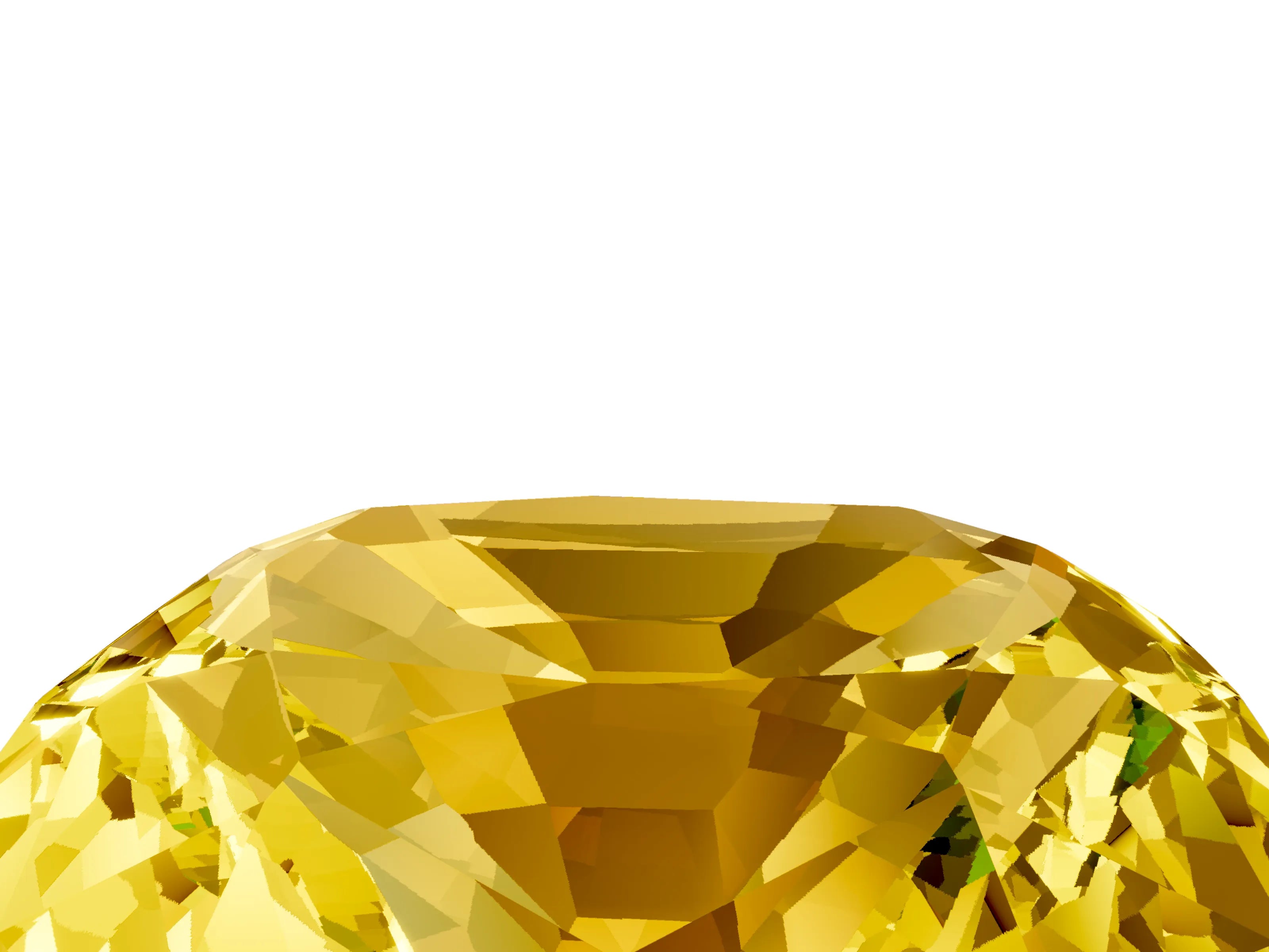 Yellow gold Cushion Cut Diamond Cluster Pavé Band with Four-Prong Setting_5