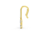 Yellow gold Cushion Cut Diamond Multi-Shape Drop Earrings_33