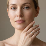 Yellow gold Cushion Cut Diamond Solitaire Ring with Twisted Band and Pavé Accents_43