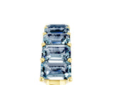Yellow gold Emerald Cut Aquamarine Prong-Set Eternity Band_11