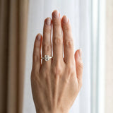 Yellow gold Emerald Cut Diamond Ring with Baguette Side Stones, Channel Set Band, and Four-Prong Setting_13