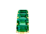 Yellow gold Emerald Cut Emerald Prong-Set Eternity Band_11