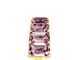 Yellow gold Emerald Cut Morganite Prong-Set Eternity Band_11