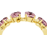 Yellow gold Emerald Cut Morganite Prong-Set Half Eternity Band_22