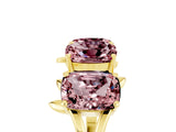Yellow gold Emerald Cut Morganite Prong-Set Half Eternity Band_23
