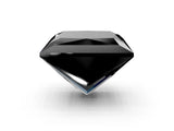 Yellow gold Fancy Black Princess Cut Halo Round Diamond Solitaire Ring with Pavé Band and Four-Prong Setting_51