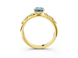 Yellow gold Fancy Blue Emerald  Diamond Cluster Prong-Set Solitaire Ring_40