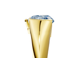 Yellow gold Fancy Blue Heart  Solitaire Tension Set Diamond Ring_24