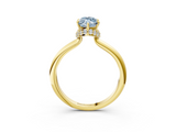 Yellow gold Fancy Blue Marquise  Brilliant Solitaire Engagement Ring with Six-Prong Setting and Classic Band_23