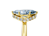Yellow gold Fancy Blue Marquise  Brilliant Solitaire Engagement Ring with Six-Prong Setting and Classic Band_25