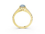 Yellow gold Fancy Blue Marquise  Cut Split Shank Pave Diamond Engagement Ring with Four-Prong Setting_27