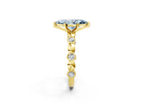 Yellow gold Fancy Blue Marquise  Solitaire Bezel-Set Diamond Ring with Beaded Band and Four-Prong Setting_34