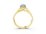Yellow gold Fancy Blue Marquise  Solitaire Channel-Set Diamond Engagement Ring with Four-Prong Setting_35