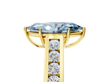 Yellow gold Fancy Blue Marquise  Solitaire Channel-Set Diamond Engagement Ring with Four-Prong Setting_37