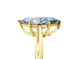 Yellow gold Fancy Blue Marquise  Solitaire Diamond Ring with Split Shank and Four-Prong Setting_17