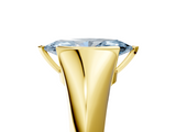 Yellow gold Fancy Blue Marquise  Solitaire Tension Set Diamond Ring_25