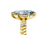 Yellow gold Fancy Blue Marquise  Solitaire Twisted Band Prong Set Engagement Ring_66