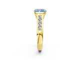 Yellow gold Fancy Blue Radiant  Solitaire Channel-Set Diamond Engagement Ring with Four-Prong Setting_34
