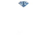 Yellow gold Fancy Blue Round  Cut Diamond Ring with Baguette Side Stones, Channel Set Band, and Four-Prong Setting_15
