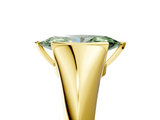 Yellow gold Fancy Green Marquise  Solitaire Tension Set Diamond Ring_42