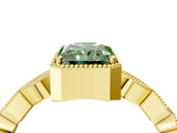 Yellow gold Fancy Green Radiant  Milgrain Marquise Diamond Twist Band Ring_66