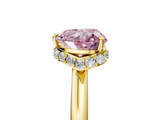 Yellow gold Fancy Pink Heart  Brilliant Solitaire Engagement Ring with Six-Prong Setting and Classic Band_25