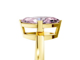 Yellow gold Fancy Pink Marquise  Cut Solitaire Ring with Four-Prong Setting and Classic Band_33