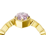 Yellow gold Fancy Pink Marquise  Milgrain Marquise Diamond Twist Band Ring_67