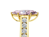 Yellow gold Fancy Pink Marquise  Solitaire Channel-Set Diamond Engagement Ring with Four-Prong Setting_37