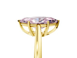 Yellow gold Fancy Pink Marquise  Solitaire Diamond Ring with Split Shank and Four-Prong Setting_17