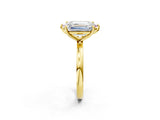 Yellow gold Fancy Pink Marquise  and Emerald Cut Toi Moi Ring with Prong Setting_48
