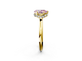 Yellow gold Fancy Pink Pear  Brilliant Solitaire Engagement Ring with Six-Prong Setting and Classic Band_23