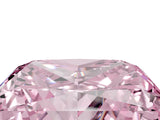 Yellow gold Fancy Pink Princess Cut Halo Round Diamond Solitaire Ring with Pavé Band and Four-Prong Setting_52