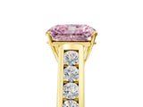 Yellow gold Fancy Pink Radiant  Solitaire Channel-Set Diamond Engagement Ring with Four-Prong Setting_37