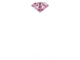 Yellow gold Fancy Pink Round  Cut Diamond Ring with Baguette Side Stones, Channel Set Band, and Four-Prong Setting_15