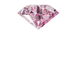 Yellow gold Fancy Pink Round  Cut Diamond Ring with Baguette Side Stones, Channel Set Band, and Four-Prong Setting_16