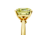 Yellow gold Fancy Yellow Asscher Cut Diamond Solitaire Engagement Ring with Classic Band and Four-Prong Setting_38
