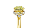 Yellow gold Fancy Yellow Cushion  Brilliant Solitaire Engagement Ring with Six-Prong Setting and Classic Band_25
