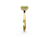 Yellow gold Fancy Yellow Emerald  Cut Solitaire Engagement Ring with Four-Prong Setting and Classic Band_22