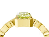 Yellow gold Fancy Yellow Emerald  Milgrain Marquise Diamond Twist Band Ring_66