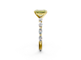 Yellow gold Fancy Yellow Emerald  Solitaire Marquise Side Stone Prong Setting Ring_46