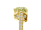 Yellow gold Fancy Yellow Heart  Cut Cathedral Pave Diamond Engagement Ring with Six-Prong Setting_38